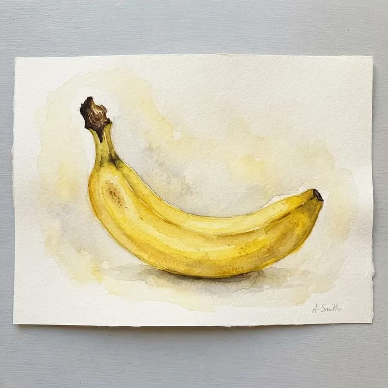 a single yellow banana (image 2 of 16)