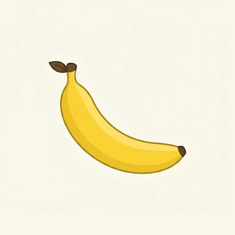 a single yellow banana (image 4 of 16)