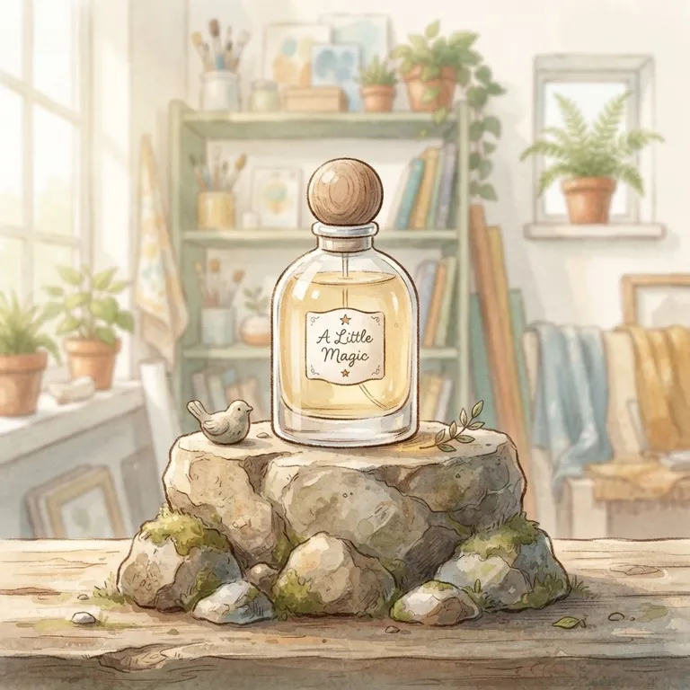 Minimal perfume bottle on a stone pedestal, studio product shot (AI image 10 of 16)